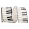 JAM Paper 2.5&#x22; x 10yd. Ivory Piano Keys Wired Ribbon